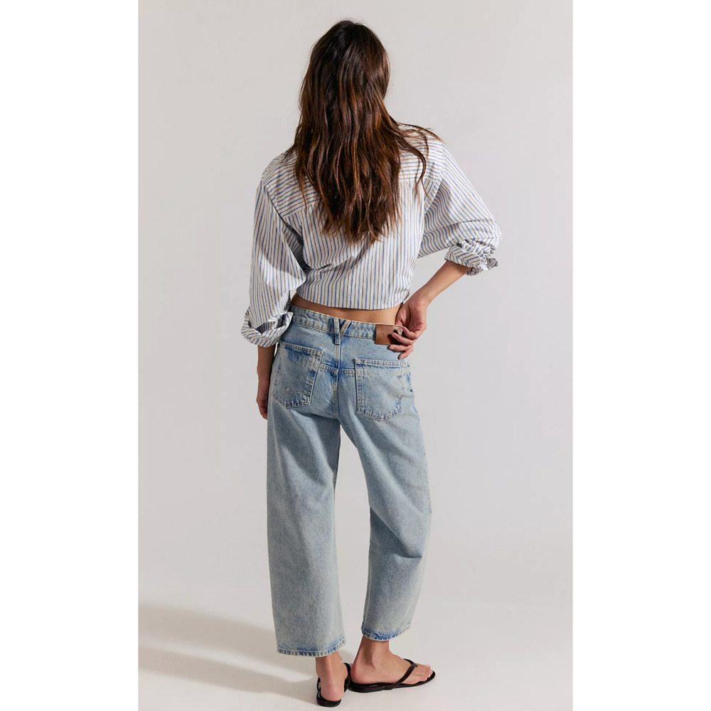 WE THE FREE Deep Trance Dropped Boyfriend Jeans 28 NWT - Picture 2 of 5